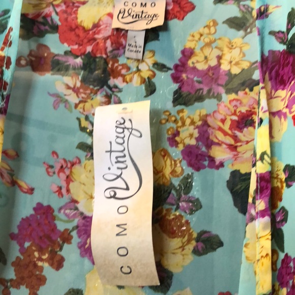 Large Size Kimono by Como Vintage NWT - Picture 6 of 6